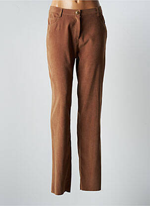 Pantalon slim taille normale taille normale marron JUMFIL femme