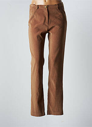 Pantalon slim taille normale taille normale marron JUMFIL femme
