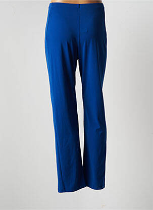 Pantalon large tissage popeline taille normale bleu JUMFIL femme