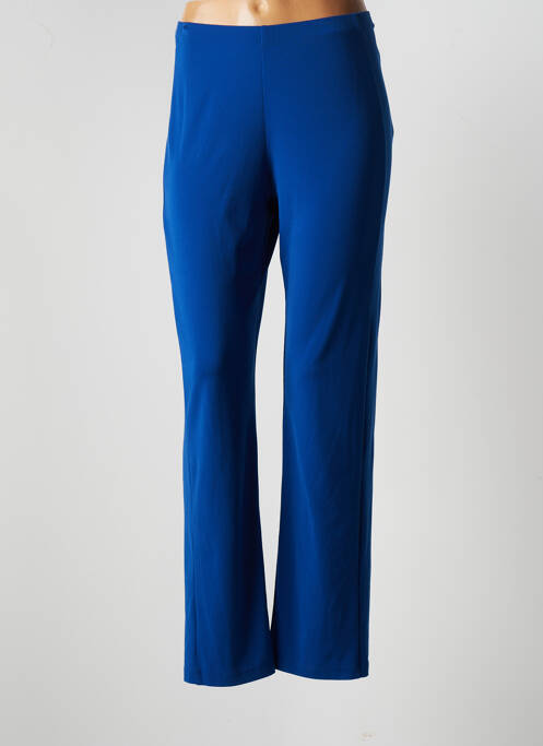 Pantalon large tissage popeline taille normale bleu JUMFIL femme