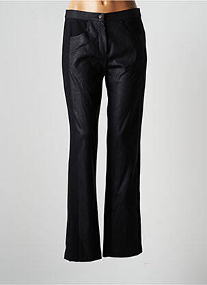 Pantalon droit stretch taille normale noir JUMFIL femme
