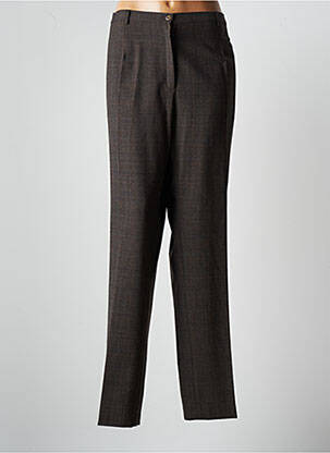 Pantalon droit taille élastique taille normale marron JUMFIL femme