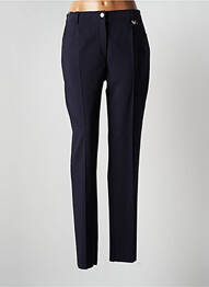 Pantalon slim tissage enduit taille normale noir JUMFIL femme