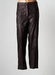 Pantalon droit stretch taille normale marron JUMFIL femme