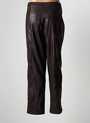 Pantalon droit stretch taille normale marron JUMFIL femme