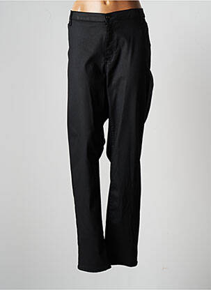 Pantalon droit stretch taille normale noir JUMFIL femme