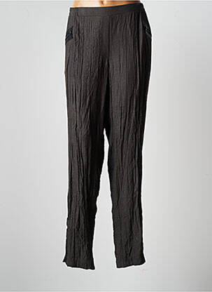 Pantalon droit gris SEMPRE PIU BY CHALOU pour femme