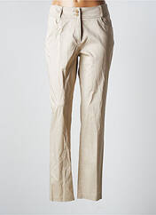 Pantalon slim beige QUATTRO pour femme seconde vue