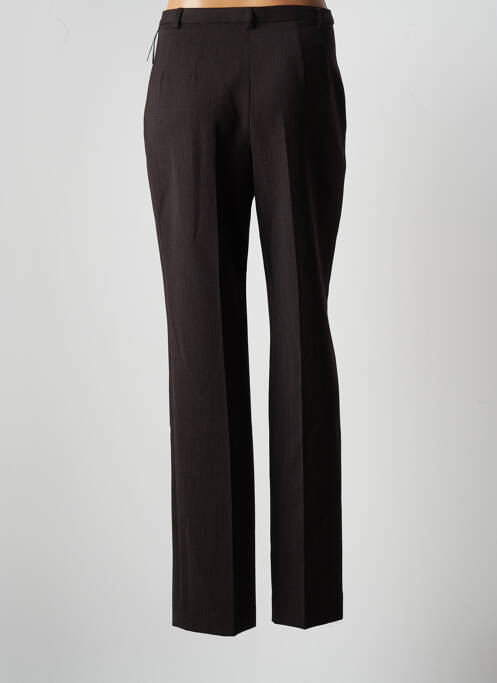 Pantalon slim marron BRUNO SAINT HILAIRE pour femme