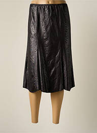 Jupe mi-longue coupe évasée noir JUMFIL femme