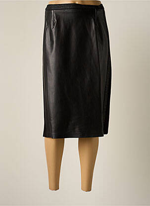 Jupe mi-longue stretch noir JUMFIL femme