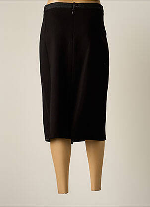 Jupe mi-longue stretch noir JUMFIL femme