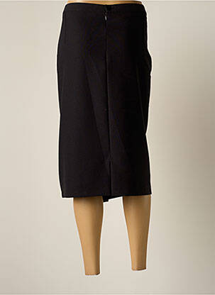 Jupe mi-longue coupe droite noir JUMFIL femme