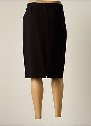 Jupe longue tissage crêpe noir JUMFIL femme