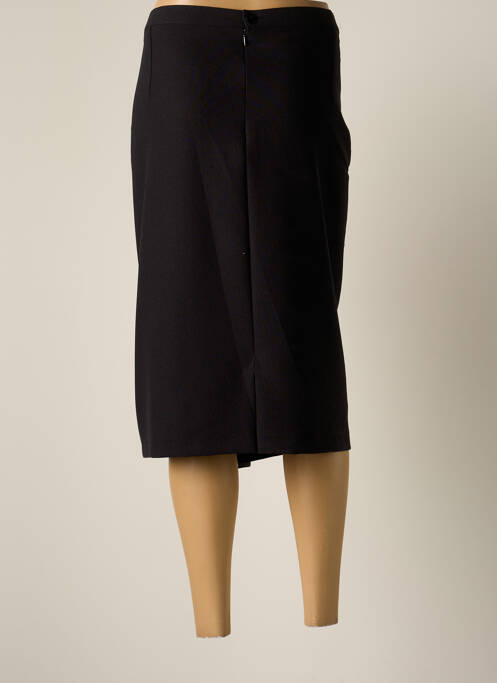Jupe mi-longue coupe droite noir JUMFIL femme