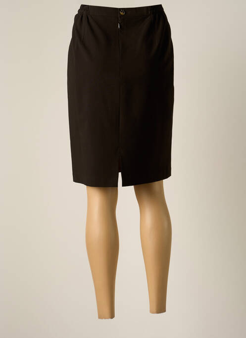 Jupe mi-longue marron JUMFIL pour femme