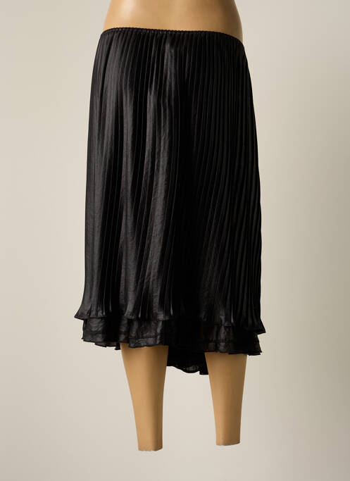 Jupe mi-longue noir JUMFIL pour femme