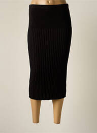 Jupe mi-longue taille normale noir JUMFIL femme