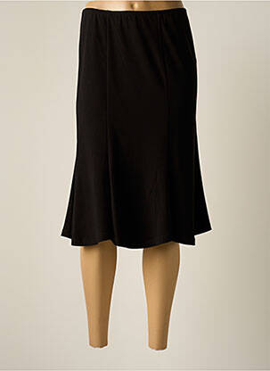 Jupe mi-longue taille normale noir JUMFIL femme