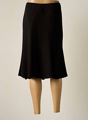 Jupe mi-longue taille normale noir JUMFIL femme