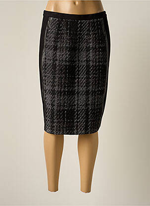 Jupe mi-longue taille normale gris JUMFIL femme