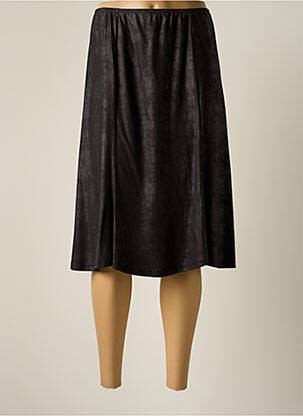 Jupe mi-longue stretch noir JUMFIL femme