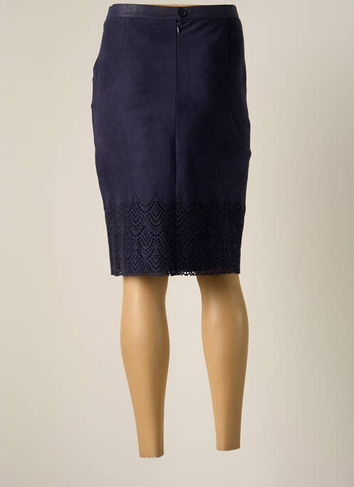 Jupe mi-longue bleu JUMFIL pour femme