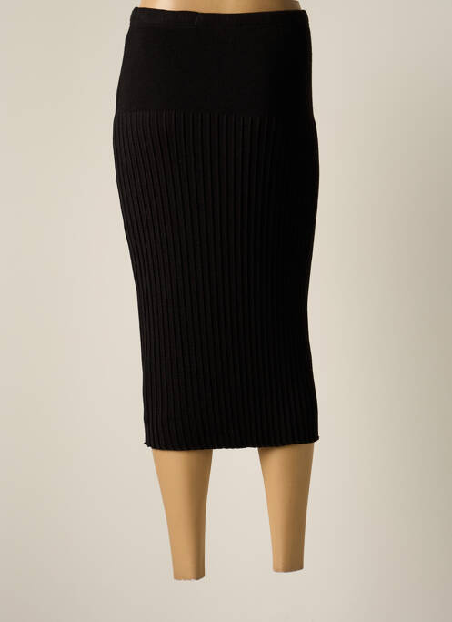 Jupe mi-longue noir JUMFIL femme