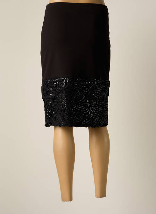 Jupe mi-longue noir JUMFIL pour femme