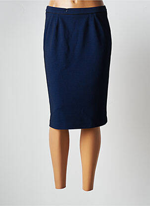 Jupe mi-longue stretch bleu JUMFIL femme