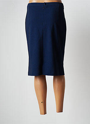 Jupe mi-longue stretch bleu JUMFIL femme