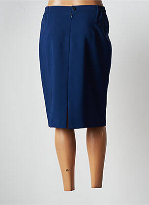 Jupe mi-longue stretch bleu JUMFIL femme