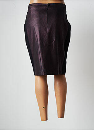 Jupe mi-longue stretch violet JUMFIL femme