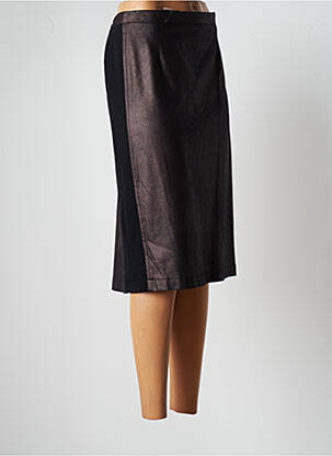 Jupe mi-longue stretch marron JUMFIL femme