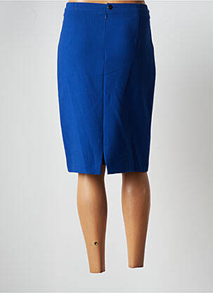 Jupe mi-longue stretch bleu JUMFIL femme