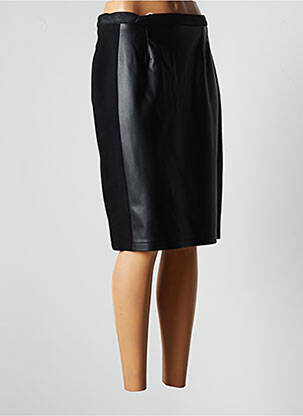 Jupe mi-longue taille à pinces noir JUMFIL femme