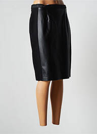 Jupe mi-longue taille à pinces noir JUMFIL femme