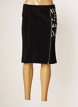 Jupe mi-longue doublure textile noir FUEGO WOMAN femme