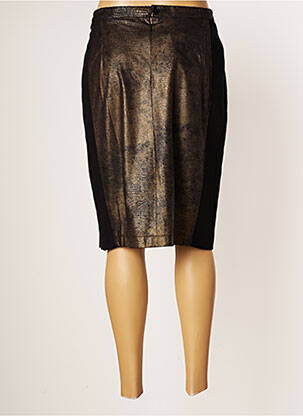 Jupe mi-longue taille normale noir JUMFIL femme