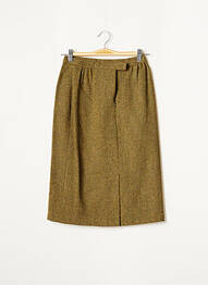 Jupe mi-longue taille normale vert JUMFIL femme