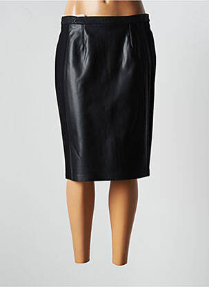 Jupe mi-longue taille normale noir JUMFIL femme
