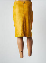 Jupe mi-longue jaune JUMFIL pour femme seconde vue