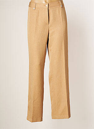 Pantalon flare taille élastique taille normale beige SAINT HILAIRE femme