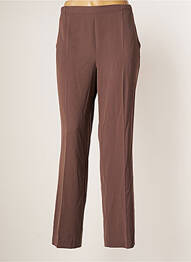 Pantalon flare taille élastique taille normale marron JUMFIL femme