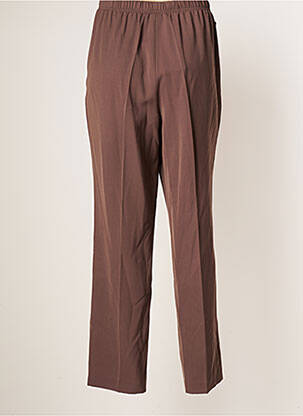 Pantalon flare taille élastique taille normale marron JUMFIL femme