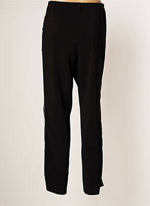 Pantalon droit fermeture zippée sous rabat boutonné taille normale noir JUMFIL femme