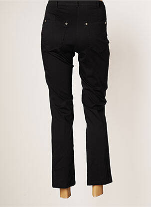 Pantalon 7/8 fermeture zippée sous rabat boutonné taille normale noir JUMFIL femme