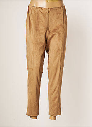 Pantalon 7/8 stretch taille normale marron JUMFIL femme