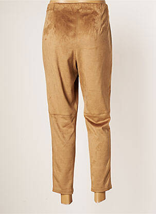 Pantalon 7/8 stretch taille normale marron JUMFIL femme