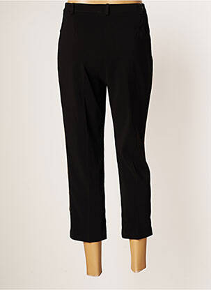 Pantalon 7/8 fermeture zippée sous rabat boutonné taille normale noir JUMFIL femme
